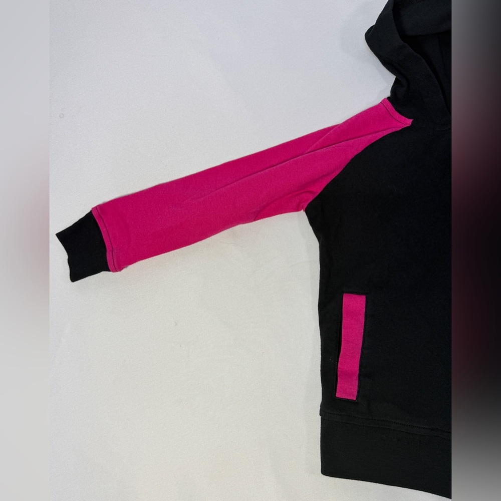 Harley Davidson Girls Hoodie Jacket 4T Pink Black Zip Up Genuine Motorcycle - Picture 4 of 16